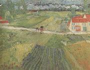 Vincent Van Gogh Landscape wiith Carriage and Train in the Background (nn04) painting